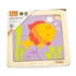Kép 2/2 - Fa képes kirakó puzzle Viga 4 db Halacska