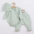 Kép 5/5 - 3-részes baba együttes újszülötteknek New Baby I AM menta