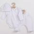 Kép 5/5 - 3-részes baba együttes újszülötteknek New Baby I AM fehér