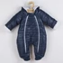 Kép 1/4 - Téli kezeslábas kapucnival és fülekkel New Baby Pumi blue