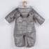 Kép 2/3 - Téli kezeslábas kapucnival és fülekkel New Baby Pumi grey
