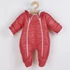 Kép 2/4 - Téli kezeslábas kapucnival és fülekkel New Baby Pumi red raspberry