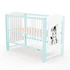 Kép 2/2 - Gyerek kiságy New Baby ELSA Zebra fehér-menta