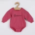 Kép 1/2 - Hosszú ujjú baba body baggy Koala Dreamer sötét rózsaszín