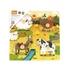 Kép 2/3 - Gyermek fa puzzle Viga Farm 4 db