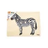 Kép 2/3 - Gyermek fa puzzle Montessori Viga Zebra