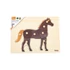 Kép 2/3 - Gyermek fa puzzle Montessori Viga Ló