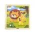 Kép 1/3 - Fa képes kirakó puzzle Viga 9 db Lion