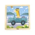 Kép 1/3 - Fa képes kirakó puzzle Viga 9 db Autó