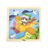 Kép 1/3 - Fa képes kirakó puzzle Viga 9 db Repülőgépek