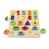 Kép 1/2 - Fa puzzle Viga Számok és formák