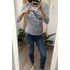 Kép 4/5 - Kismama és szoptató blúz Milk Shirt milk & love fehér és kék csíkok