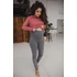 Kép 6/6 - Magas derekú kismama leggings milk & love kék