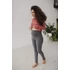 Kép 2/6 - Magas derekú kismama leggings milk & love szürke melanzs