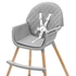 Kép 2/6 - Etetőszék Baby Mix Freja wooden dark grey