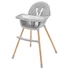 Kép 1/6 - Etetőszék Baby Mix Freja wooden dark grey