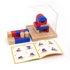 Kép 1/5 - Fa játék Viga Building Blocks 3D