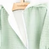 Kép 2/3 - Baba muszlin kezeslábas kapucnival New Baby Comfort clothes zsálya színű