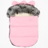 Kép 1/3 - Luxus téli lábzsák füles kapucnis New Baby Alex Wool pink