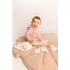 Kép 5/5 - Gyermek muszlin alátét New Baby Leaf  beige