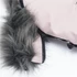 Kép 5/5 - Gyermek lábzsák NEW BABY szőrmével dusty pink