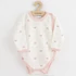 Kép 4/5 - Baba body teljes hosszában patentos New Baby Classic II Lány 3db rózsaszín