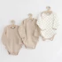 Kép 1/4 - Baba body teljes hosszában patentos New Baby Classic II Lány 3db rózsaszín