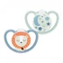 Kép 1/4 - Baba cumi  NUK Space Nights 6-18h 2 db/BOX fiú