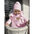 Kép 5/6 - Baba kabátka gombokkal  New Baby Luxury clothing Laura rózsaszín