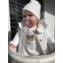 Kép 3/6 - Baba pamut sapka New Baby Luxury clothing fehér