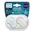 Kép 2/5 - Baba cumi Ultra air Night Avent 0 - 6 hónap  - 2 darab lány