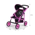 Kép 2/5 - Játék sport babakocsi babáknak Milly Mally Natalie Prestige Black