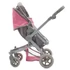 Kép 3/6 - Babakocsi babáknak 2v1  Baby Mix pink-grey