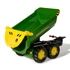 Kép 3/6 - Dömper vontató pótkocsi Rolly Toys John Deere Halfpipe zöld