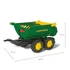 Kép 6/6 - Dömper vontató pótkocsi Rolly Toys John Deere Halfpipe zöld