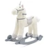 Kép 1/6 - Hintaló játékszer dallammal és kerekekkel Unicorn Baby Mix fehér