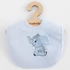 Kép 1/2 - Gyermek pamut előke New Baby Happy Elephant blue