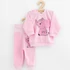 Kép 1/3 - Baba együttes póló és szabadidő nadrág New Baby Happy Elephant pink