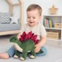 Kép 4/4 - Baby Mix plüss dinoszaurusz játék – sztegoszaurusz 38 cm