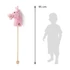 Kép 6/6 - Hobby Horse hanggal kerekekkel Rosie Baby Mix pink