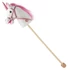Kép 1/6 - Hobby horse unicorn hanggal kerekekkel Nia Baby Mix white