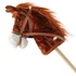 Kép 2/6 - Hobby Horse hanggal kerekekkel Bruno Baby Mix Brown