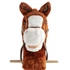Kép 3/6 - Hobby Horse hanggal kerekekkel Bruno Baby Mix Brown
