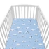 Kép 1/3 - Pamut kiságyba való lepedő pamut New Baby Játékautó Tuuut 120x60 cm
