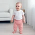 Kép 4/4 - Baba pamut szett póló és nadrág New Baby Kindergarten rózsaszín