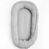 Kép 2/5 - Muszlin babafészek kisbabák számára New Baby light grey