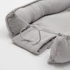 Kép 4/5 - Muszlin babafészek kisbabák számára New Baby light grey