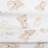 Kép 2/2 - Baba párna huzat- ék alakú New Baby BASIC fehér 30x37 cm bear beige