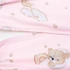 Kép 2/2 - Baba párna huzat- ék alakú New Baby BASIC fehér 30x37 cm bear pink