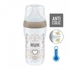 Kép 1/6 - Baba cumisüveg NUK Perfect Match Temperature Control 260 ml barna